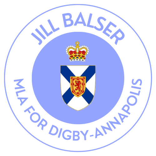 Jill Balser, MLA Digby-Annapolis Logo